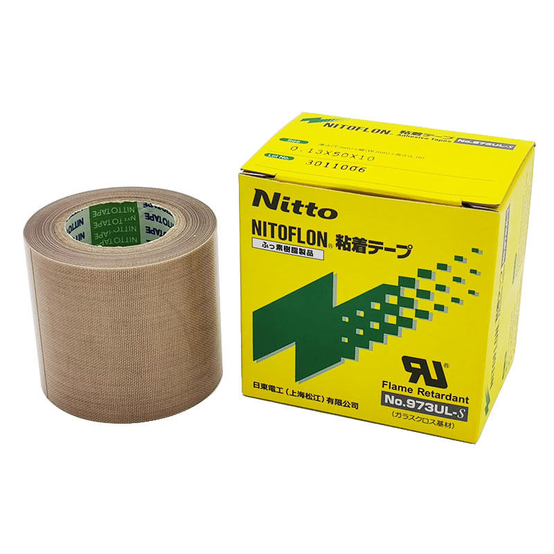 Оригинальная лента Nitto Denko PTFE Термоустойчивая лента для электрической изоляции PTFE клеящая лента 973UL-S