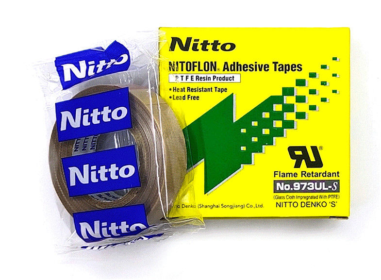 Оригинальная лента Nitto Denko PTFE Термоустойчивая лента для электрической изоляции PTFE клеящая лента 973UL-S