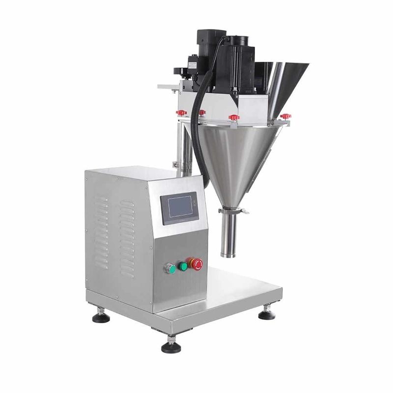 Электрическая полуавтоматическая машина для заполнения порошка для бутылочных пакетов молока для косметических средств для взвешивания дозировки