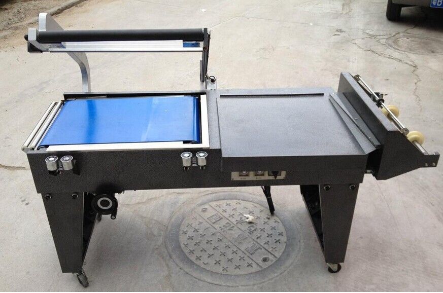 FQL-450+BSE-4525 L bar Heat Tunnel Shrink Wrapping Sealing Machine для малых предприятий