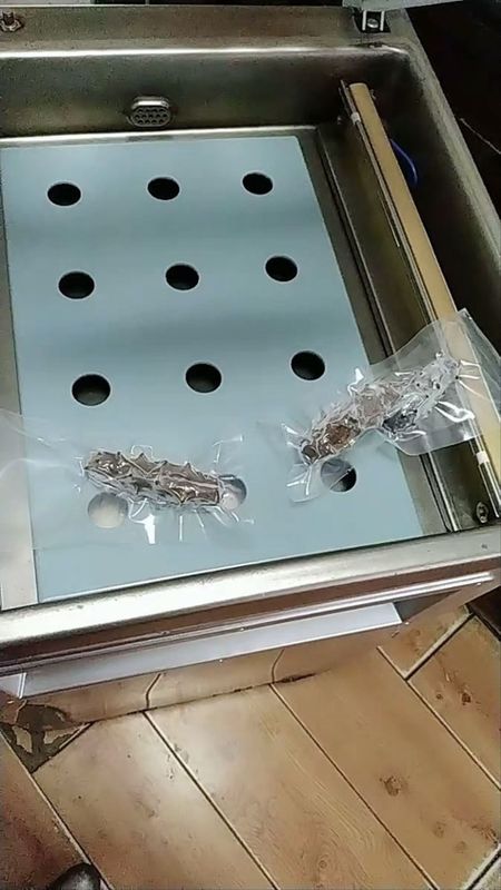 DZ-400 Вертикальная вакуумная машина для упаковки пищевых продуктов для бобов или риса / Формовочная вакуумная упаковочная машина