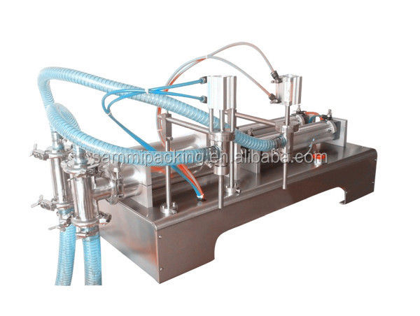 Высокоскоростная пневматическая машина для розлива жидкостей, Двухголовочный наполнитель для подсолнечного масла, Машина для розлива жидкого мыла