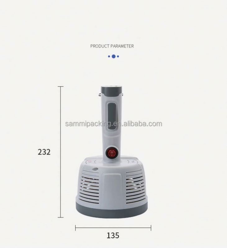 Новый портативный индукционный запайщик типа 20-100 мм для запайки алюминиевой фольгой DGYF-400A