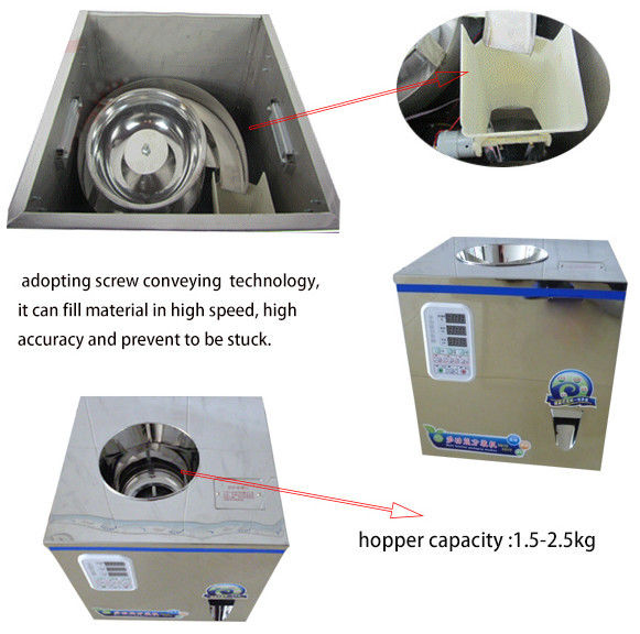Горячая распродажа FZ-100 для сухого чая, порошка, семян, зерна. Весовой фасовочный автомат 2-100 г