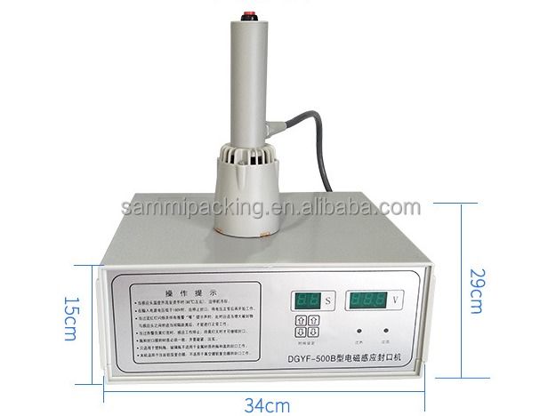 Портативная индукционная запаечная машина DGYF-500B / запаечная машина для алюминиевой фольги / индукционная запаечная машина для бутылок