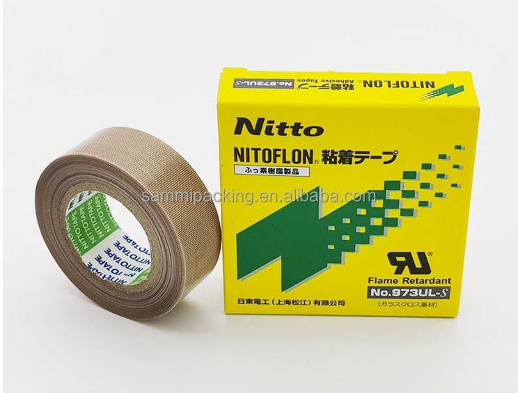 NITTO PTFE 973UL 13мм x 19мм Тефлоновая силиконовая высокотемпературная термостойкая уплотнительная лента