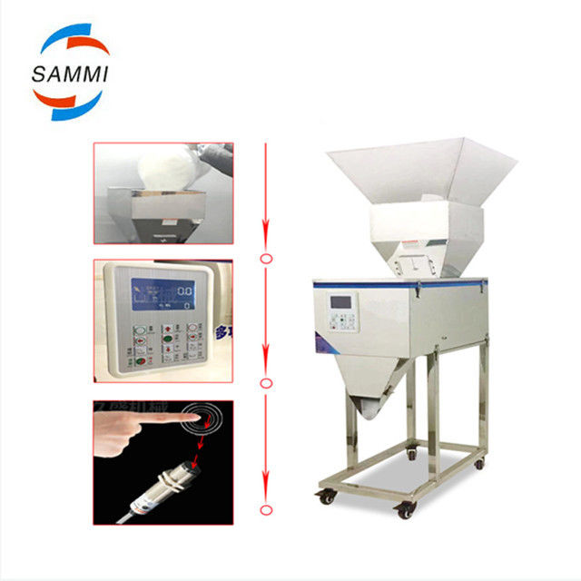 Маленькая полуавтоматическая столовая электрическая цифровое управление Специя чай кофе частицы гранул взвешивание заполнитель