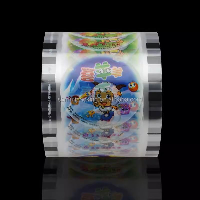 Пленка для запайки стаканов с самым высоким рейтингом для пластиковых и бумажных стаканов для соков, молочного чая и напитков