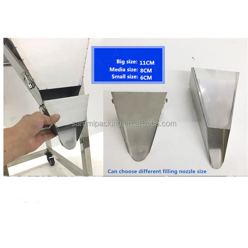 Фабричная цена Мути-целевой порошковые зерна взвешивание и заполнение машины бобы чайный пакет заполнение машины с большим хоппером