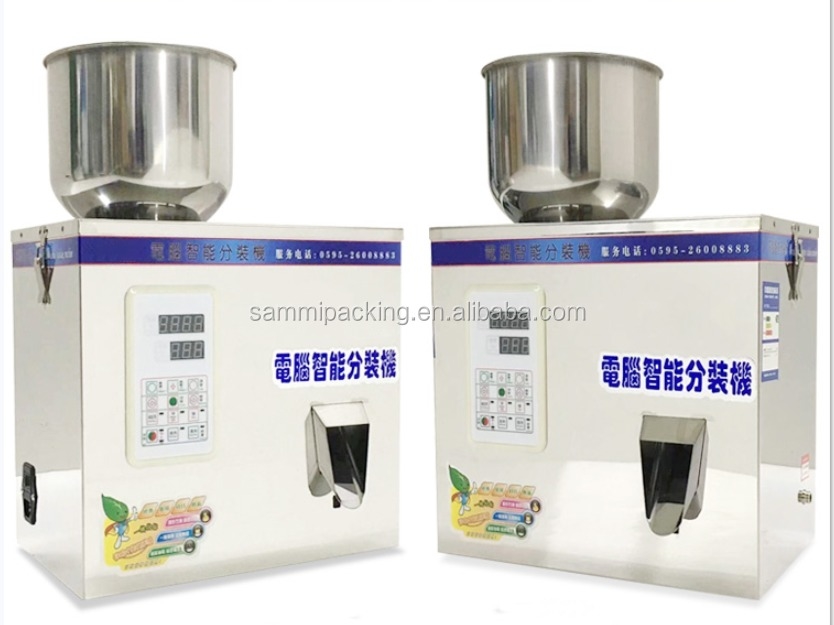 2-200g Semi-Automatic Salt Pill Filler Packing Machine with Efficient Motor for Granular Powder Chemical Beverage Applications