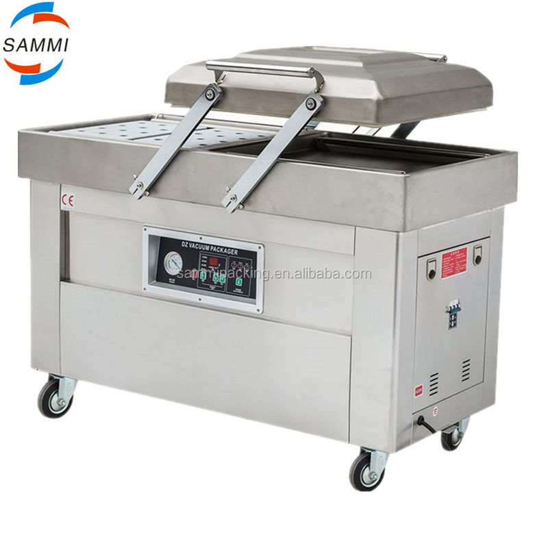 Многофункциональная двойная камера вакуумная упаковочная машина для говядины бекона куриного тофу арахисовых морепродуктов