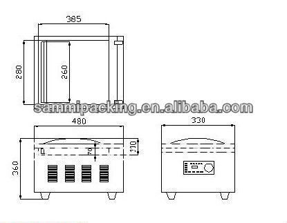 Горячая распродажа однокамерной вакуумной упаковочной машины / Настольный вакуумный упаковщик для полиэтиленовых пакетов PV PET, говядины/морепродуктов/мяса/конфет/зерна