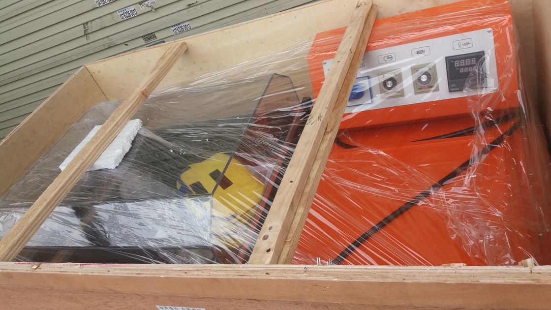 Горячая распродажа: упаковочная машина для термоусадочной пленки 2 в 1 для небольших картонных коробок/бутылок, машина для резки и термоусадки, упакованная в деревянный ящик