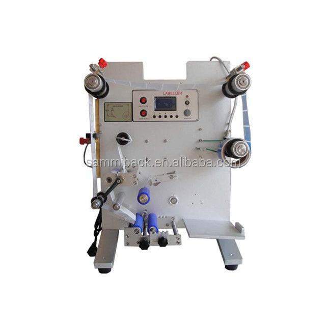 Электрическая машина для этикетирования флаконов с ушными каплями круглой формы. Уникальная новая полуавтоматическая с компонентом основного двигателя