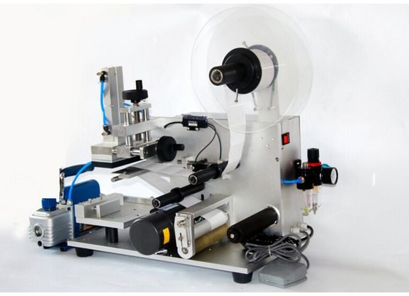 Фабричная оптовая цена полуавтоматическая машина для маркировки плоской поверхности,точная наклейка на этикетку для коробки, сумки, карты, квадратной бутылки