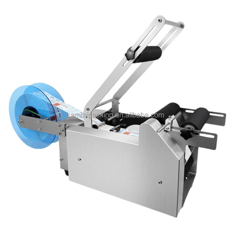 Производственная цена MT-50 Высококачественные полуавтоматические машины для маркировки круглых бутылок, машины для маркировки наклейки для круглых бутылок