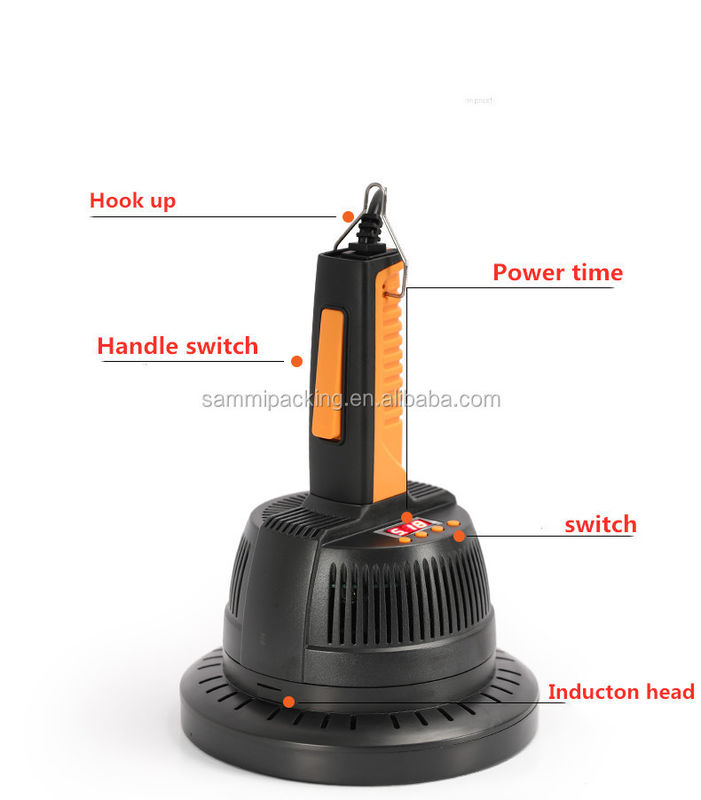 Ручная индукционная укупорочная машина для пластиковых бутылок, запайщик крышек из алюминиевой фольги