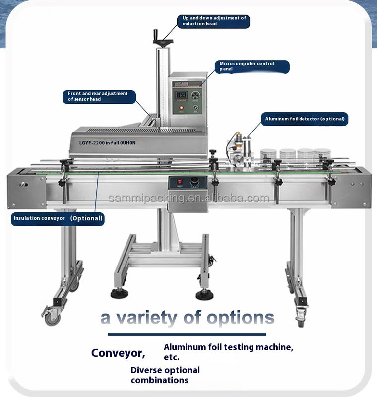 Автоматическая электромагнитная индукционная уплотнительная машина пластиковая бутылка сока Алюминиевая фольга уплотнительная машина бутылка консервный уплотнитель