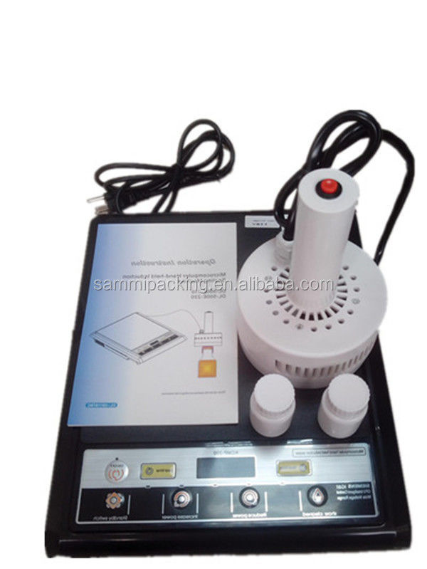 Ручной индукционный запайщик DL-500E, индукционная машина для запайки бутылок алюминиевой фольгой