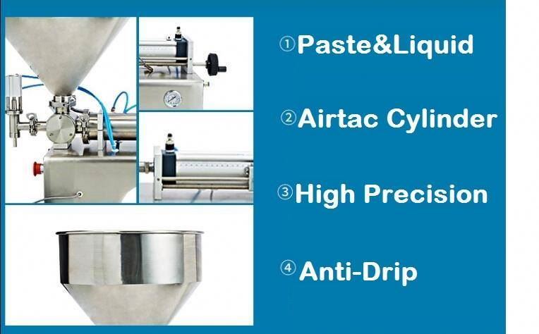 Заводская цена на пневматическую поршневую разливочную машину для горячих продуктов