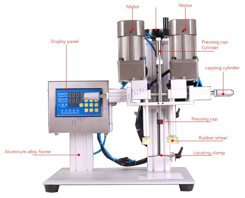 Прочный промышленный пластиковый укупорщик для бутылок, винтовой укупорщик, оборудование для укупорки банок с травяными настойками, укупорочные машины
