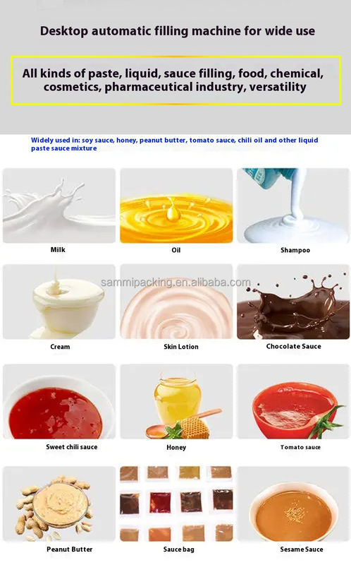 Высокоскоростная автоматическая машина для наполнения косметическим кремом, машина для наполнения томатным соусом, машина для наполнения арахисовым маслом с конвейером