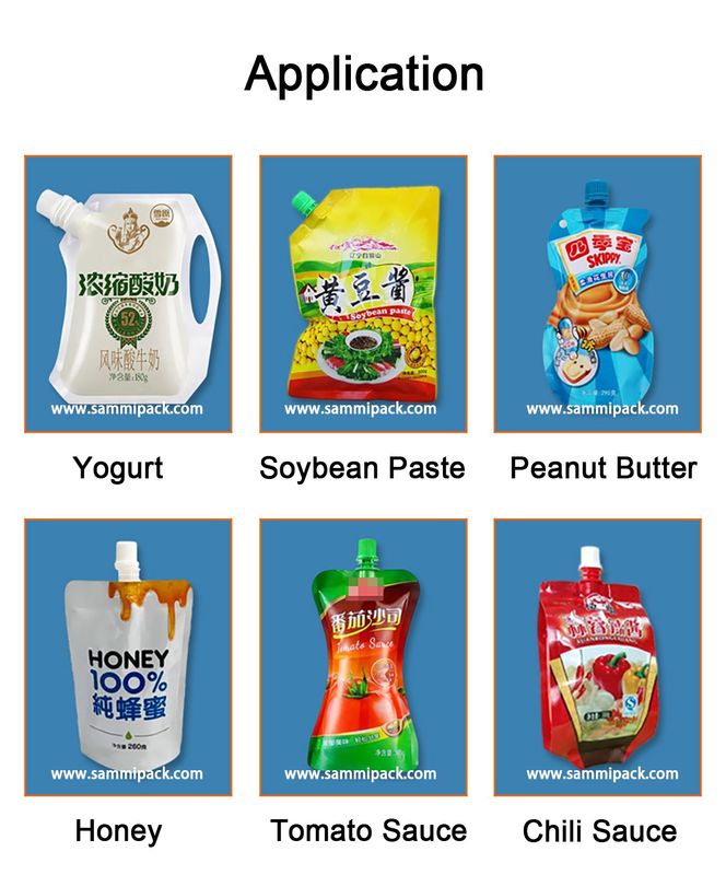 Производственная машина для заполнения пасты с высокой вязкостью с хоппером, мазью, томатным соусом, упаковочная машина для упаковки мешков