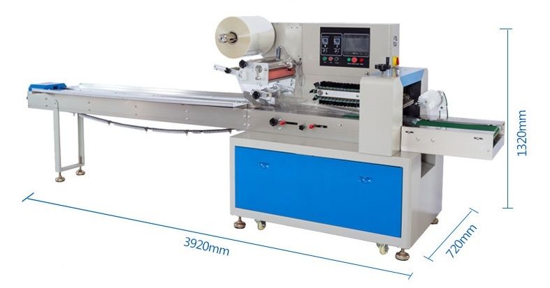 Прямая поставка с завода автоматической высокоскоростной подушечной упаковочной машины, упаковочная машина для обертывания мыла, упаковочная машина для пленочных пакетов