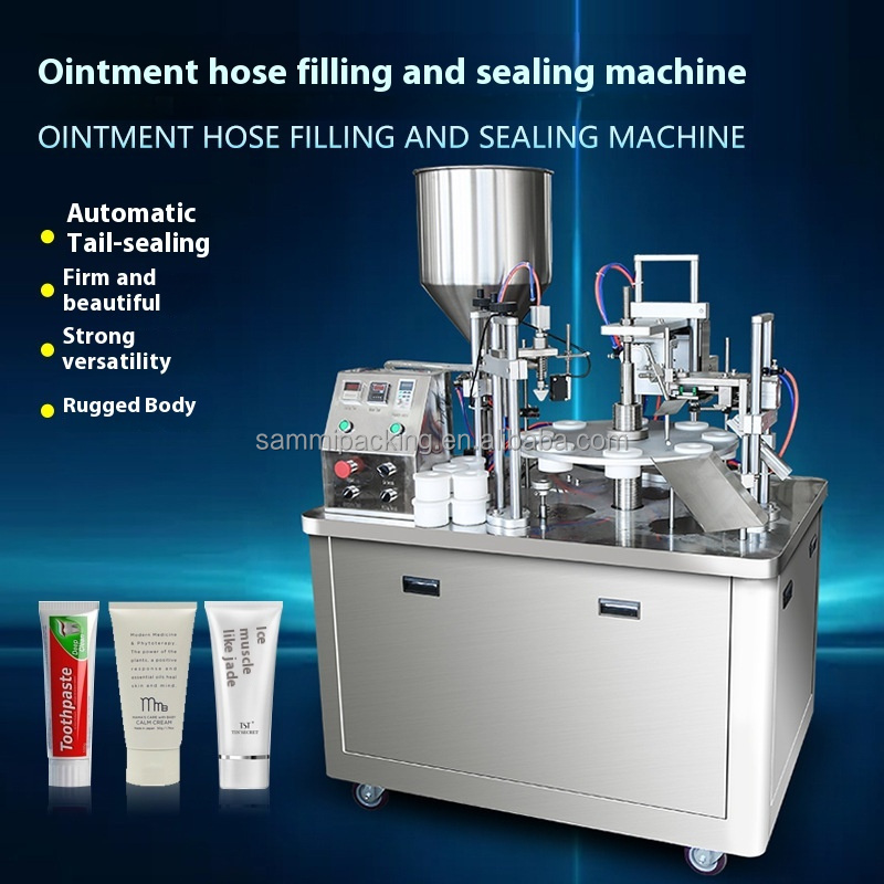 High Speed Automatic Ultrasonic Soft Tube Filling and Sealing Machine Cheap Price Cosmetic Plastic Tube Packaging Solution