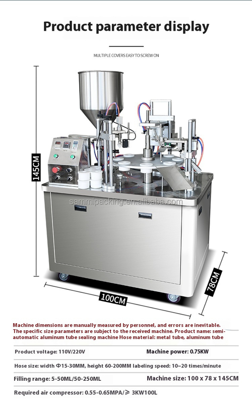 High Speed Automatic Ultrasonic Soft Tube Filling and Sealing Machine Cheap Price Cosmetic Plastic Tube Packaging Solution
