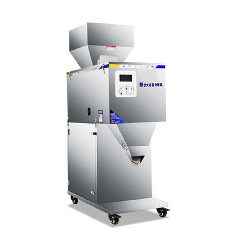 Новейшая 100-2500г большая емкость зерно риса кофе взвешивающий заполняющий аппарат с большим Hopper