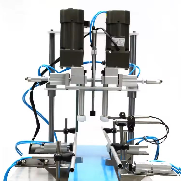Высококачественная настольная электрическая укупорочная машина для флаконов с винтовыми крышками, полуавтоматическая машина для укупорки бутылок для пластиковых и стеклянных бутылок