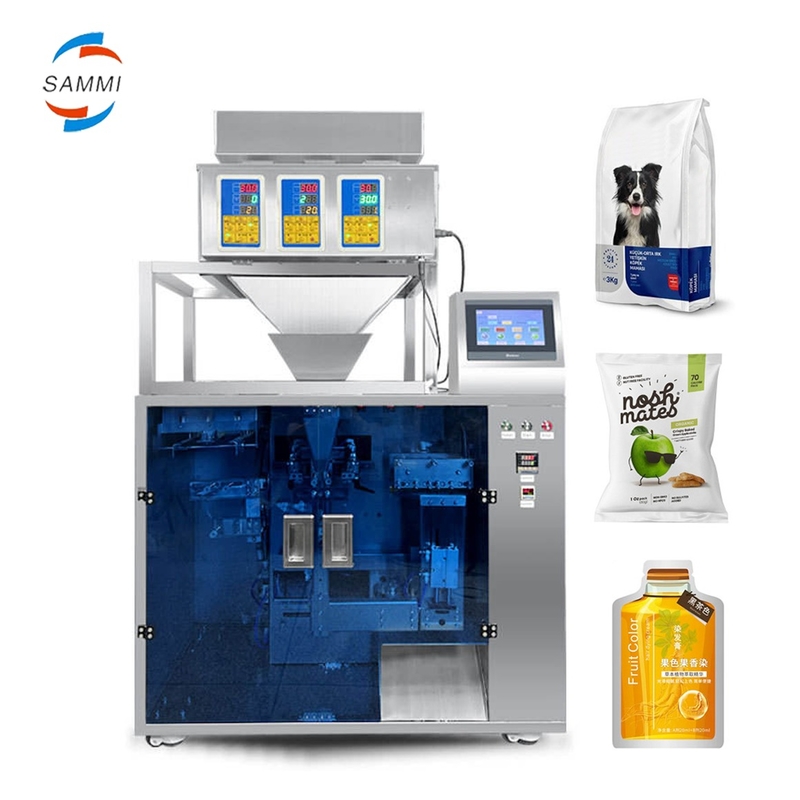 Factory Custom Stand up Automatic Stand up Pouch Filling Line with Integrated Bagging System Easy Operation