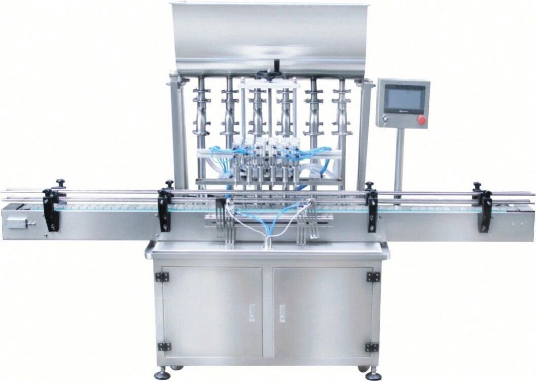 Встроенная машина наполнения 4 сопла Машина наполнения жидкостью Автоматическое переполнение жидкой бутылки Наполнитель для соков напитков