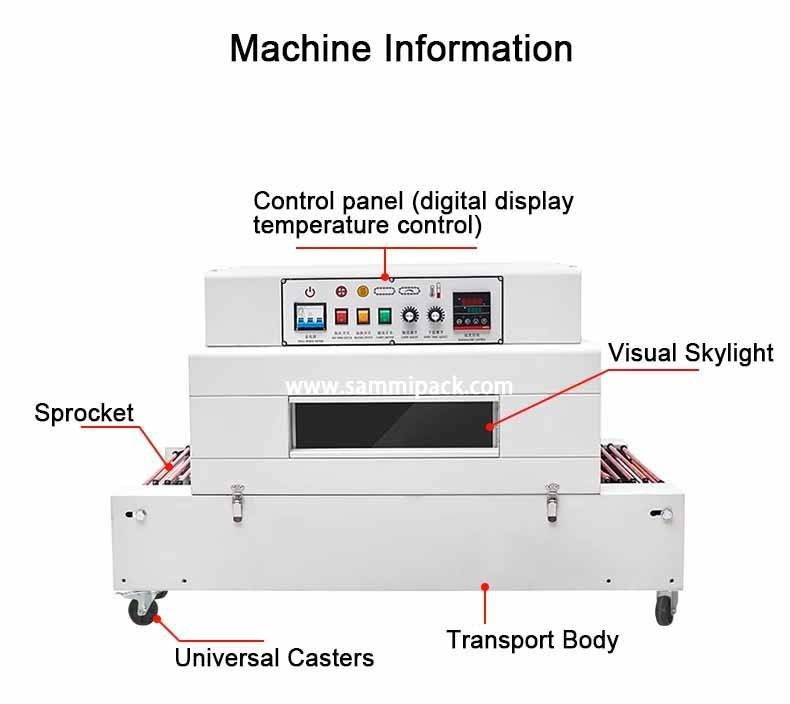 Горячая распродажа Автоматическая термоусадочная машина для ПВХ/ПОФ/ПЭ Термоусадочная упаковочная машина для бутылок с напитками по заводской цене