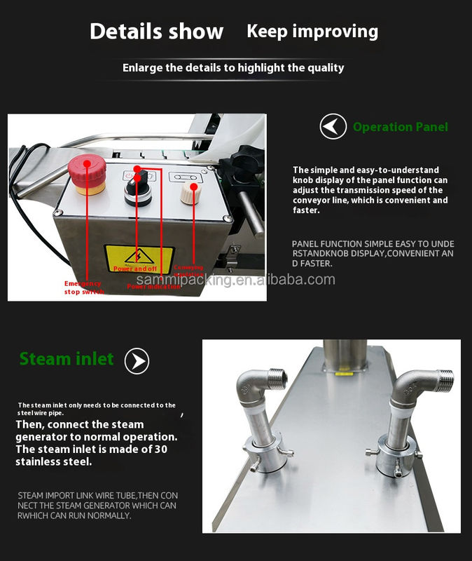 Дешевый горячий паровой тоннель,ПВХ маркировка Тепловой тоннель,Паровой тоннель