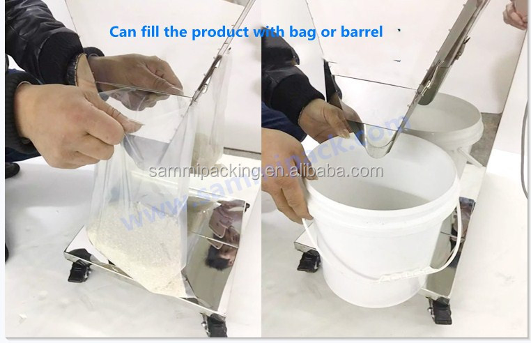 High Quality 100-3000g Weighing Machine Semi Automatic Spice Powder Weighing Filling Machine Vibration Weigher with Big Hopper