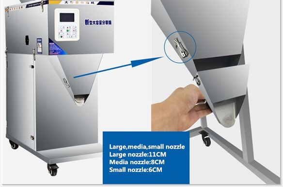 Новейшая автоматическая электронная весовая фасовочная машина 999 г / 1500 г / 3000 г / 5000 г для порошковых частиц