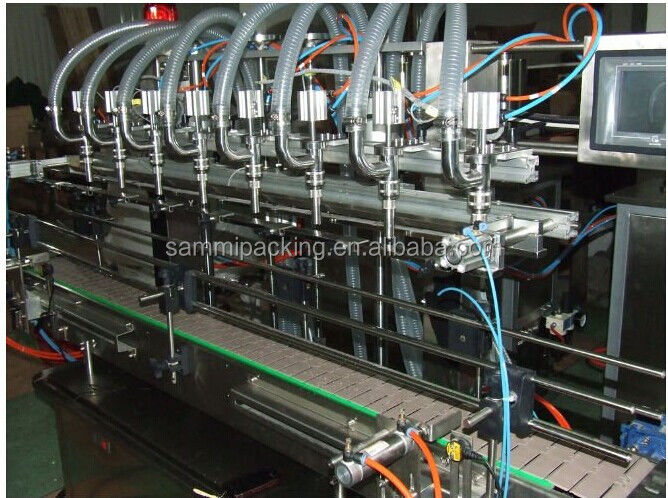 Автоматическая производственная линия для розлива, укупорки и этикетирования бутылок. Машина для апельсинового сока, воды и масла из нержавеющей стали