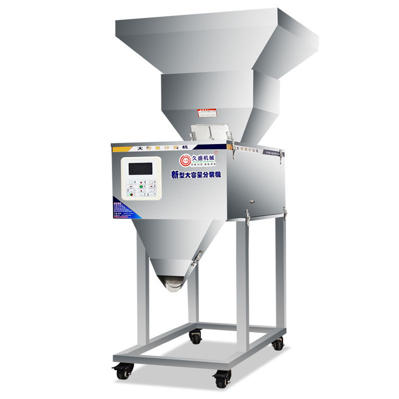 Новейшая весовая машина для зерна, специй, орехов и семян большой емкости 100-2500 г с большим бункером