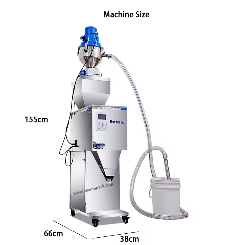50-3000g Weighing Machine Filling Machine for Granules Tea Grain Nuts with self suction