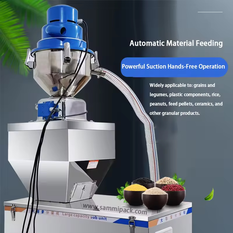 New Arrivals Multi-Function Automatic Feeding 50-3000g Rice Powder Filling Machine Weighing and Packaging for Food Commodity