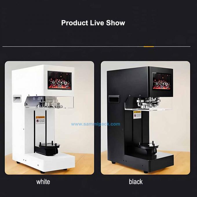 Алюминиевые ПЭТ банки для напитков Полуавтоматическая машина для консервирования жестяных банок для соков, безалкогольных напитков, розлива и укупорки 3