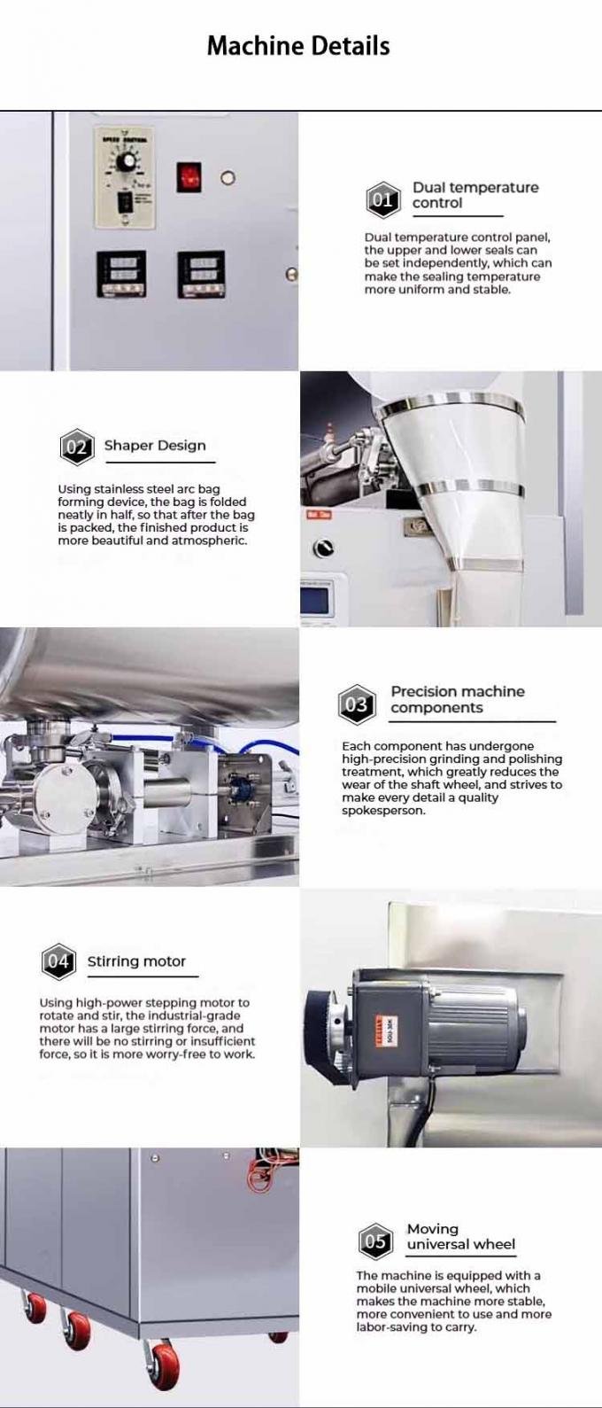 Многофункциональная автоматическая упаковочная машина для пакетиков с томатной пастой, жидким кетчупом и пастой 5