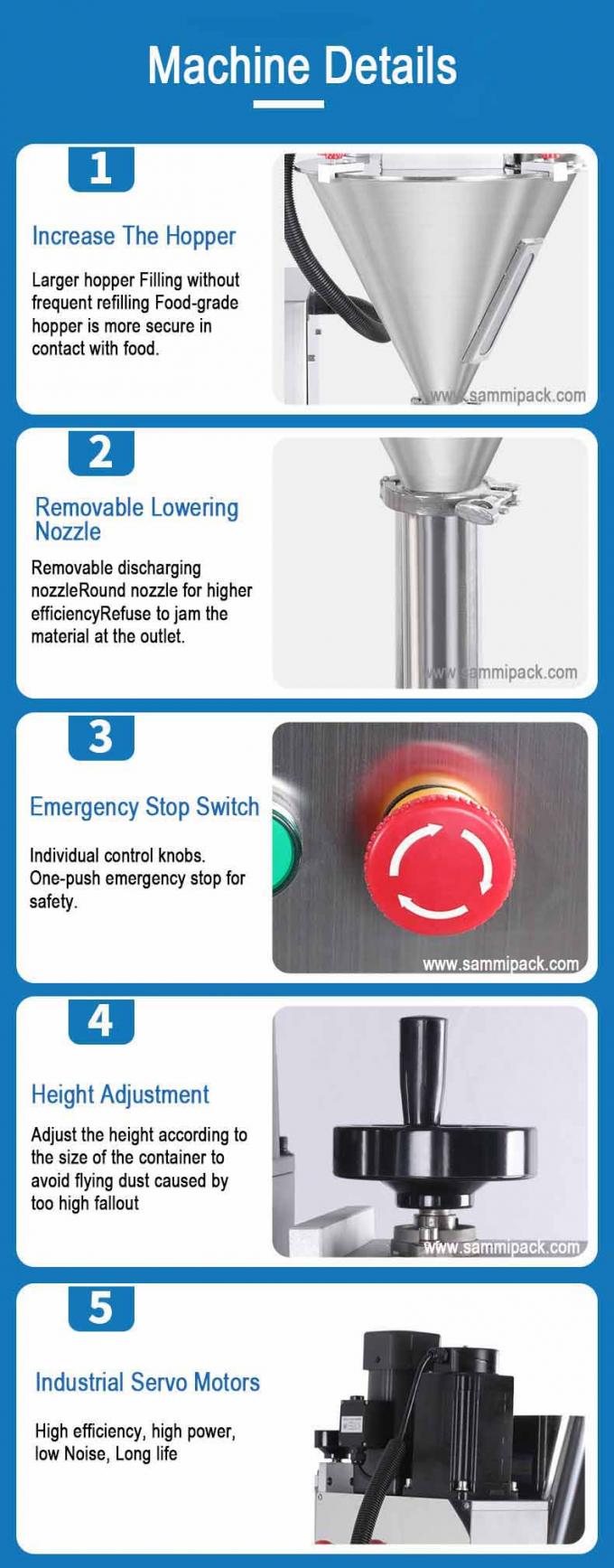 Удобная настольная машина для заполнения порошком, коммерческая, небольшая, настольная, для специй, муки, сухого молока, шнековый дозатор 8