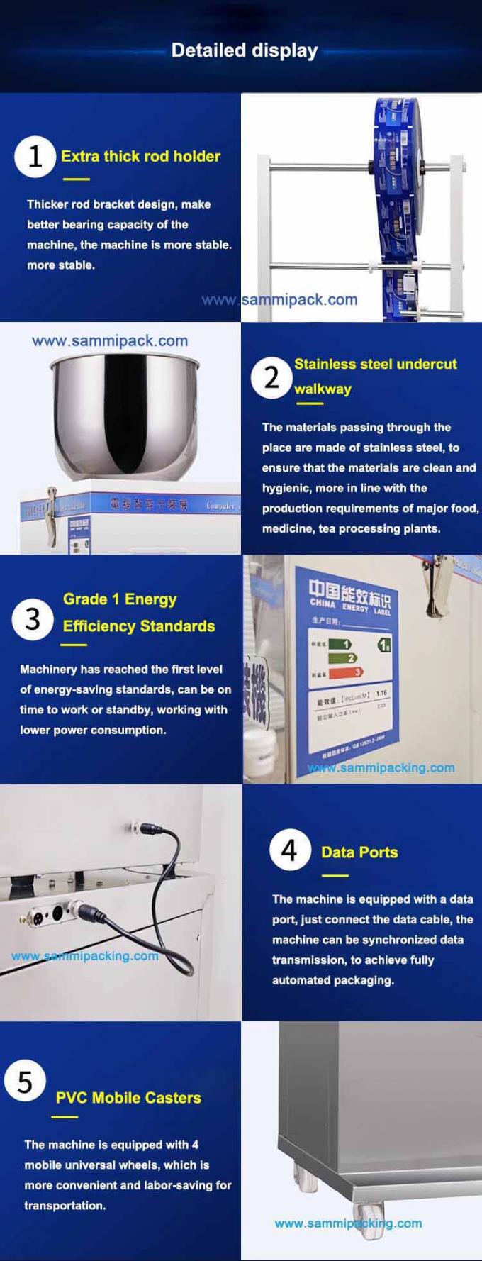 120.000 кг Машина для упаковки порошкового чая в бумажную упаковку с одним брутто-весом и термодатером 7