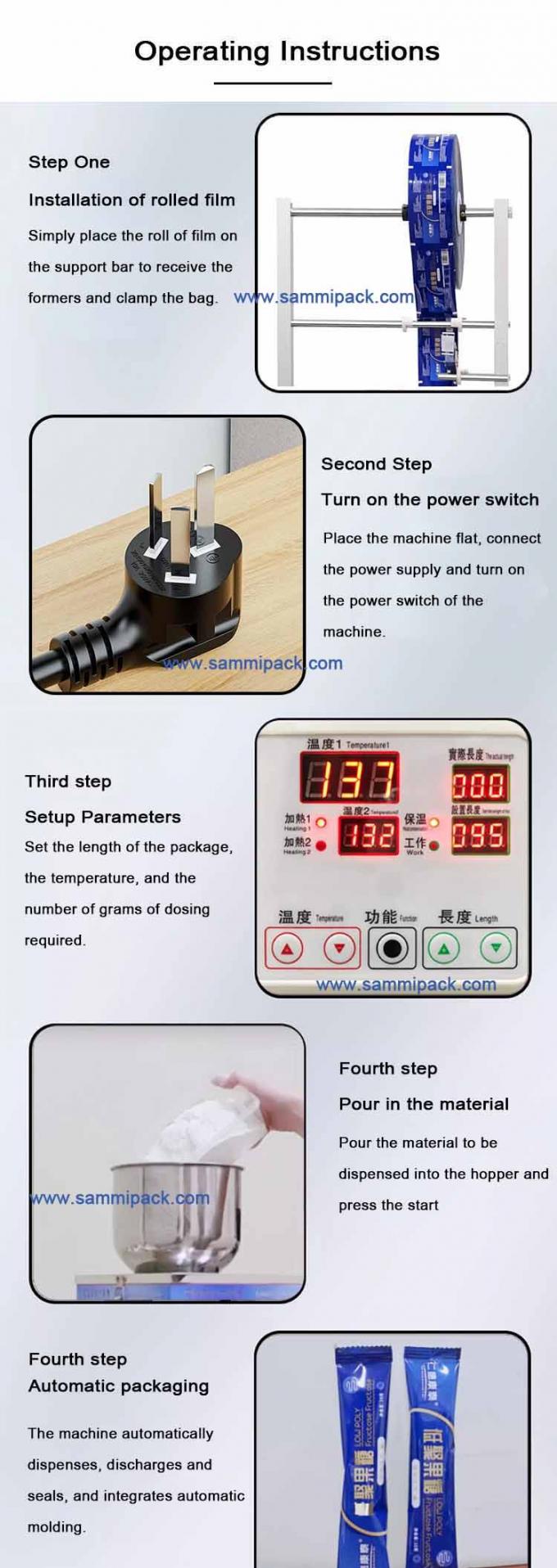 120.000 кг Машина для упаковки порошкового чая в бумажную упаковку с одним брутто-весом и термодатером 6