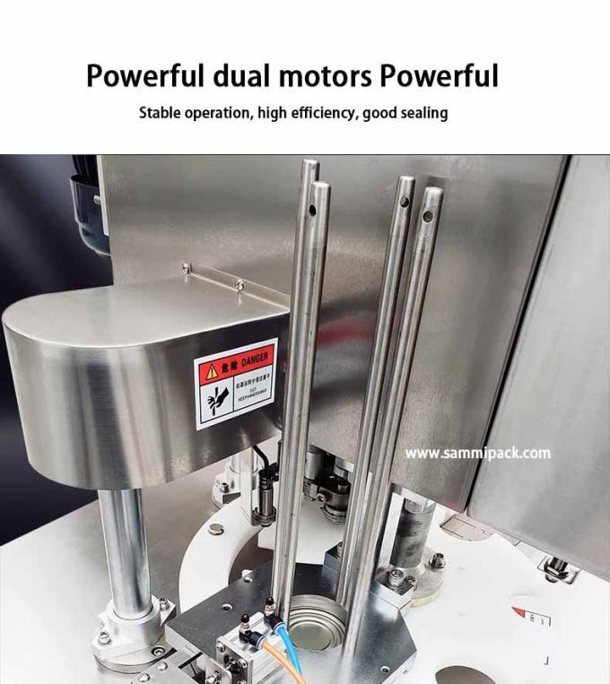 Автоматическая консервная уплотнительная машина для упаковки напитков Фабрика электронной торговли Линия сборки Консервированное пиво Сода обед мясо 4