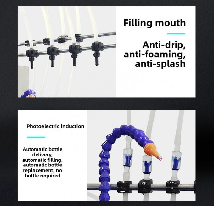 Производственная цена по заказу Четырехголовый магнитный насос Жидкость для напитков соков Молоко Малое наполнение 7