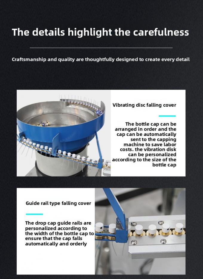 Высокоскоростная автоматическая производственная линия для завязывания распылителей духов и укупорки пластиковых крышек 7